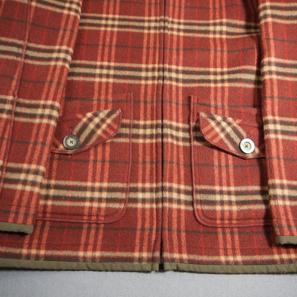 Vintage REI Plaid Wool Nylon Heavyweight Men Field Chore Jacket M Retro Cabin - Picture 9 of 15